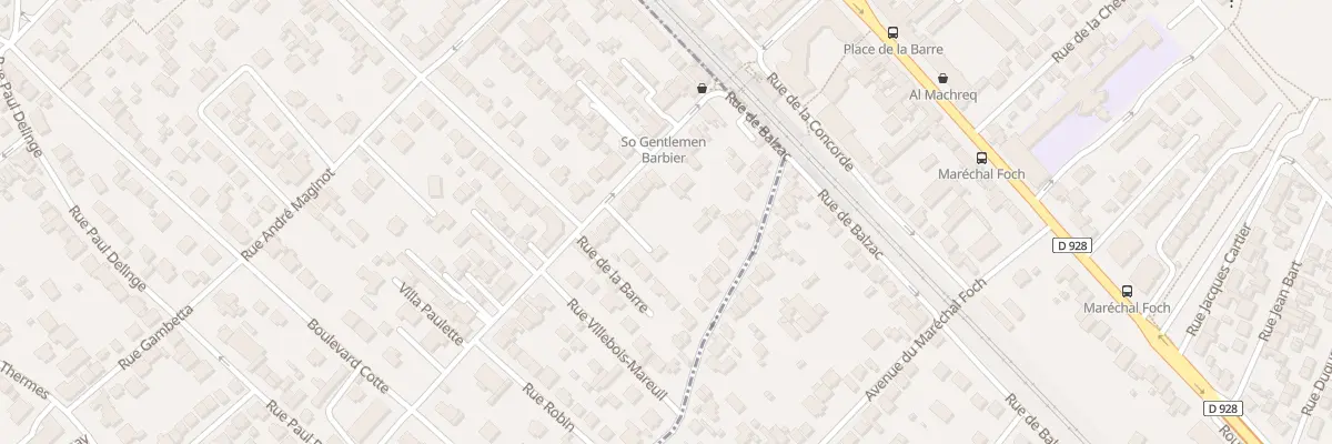 Plan du 54 Rue de la Barre à Enghien-les-Bains
