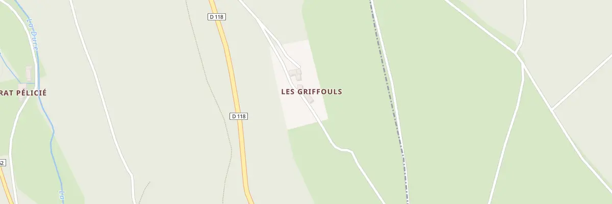 Plan des Griffouls à Caudebronde