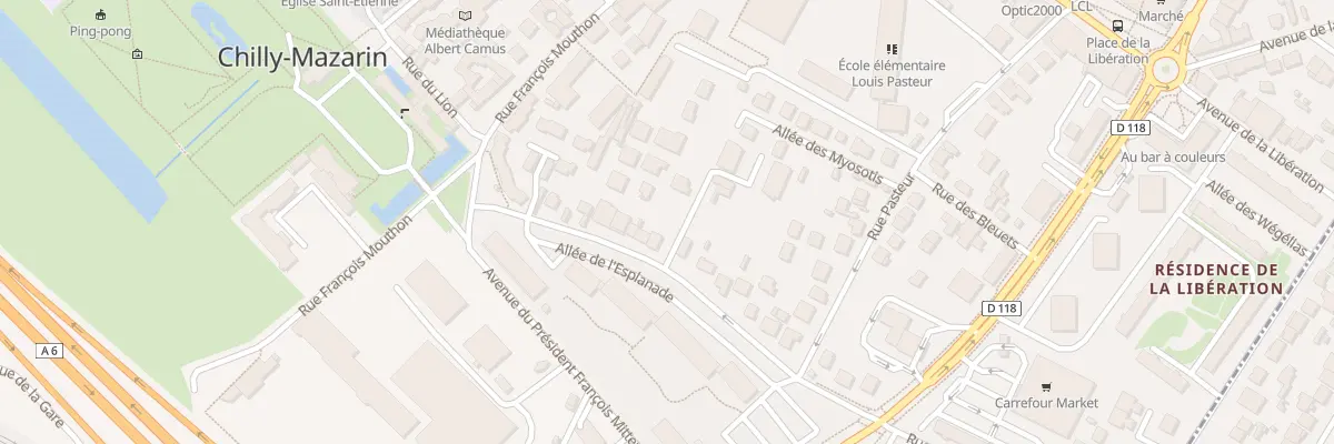 Plan du 11 Rue d’Effiat à Chilly-Mazarin