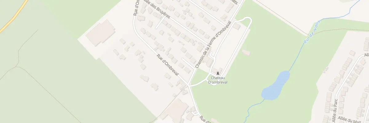 Plan du 1 All Ombreval à Domont