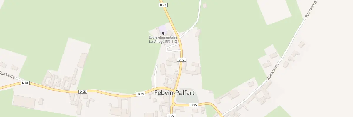 Plan du 5 Rue de Saint-omer à Febvin-Palfart