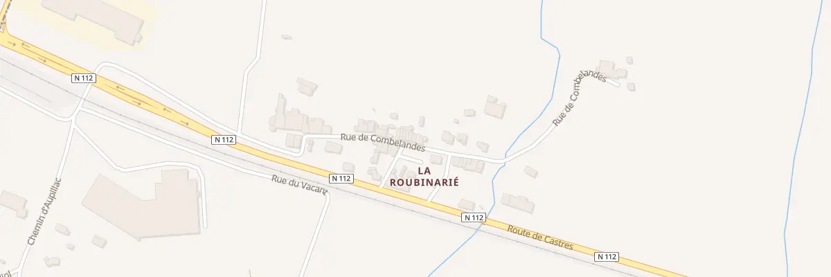 Plan du 11 Rue de Combelandes à Aiguefonde