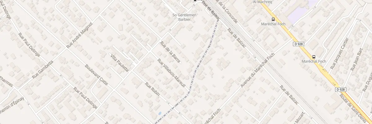Plan du 42 Rue de la Barre à Enghien-les-Bains