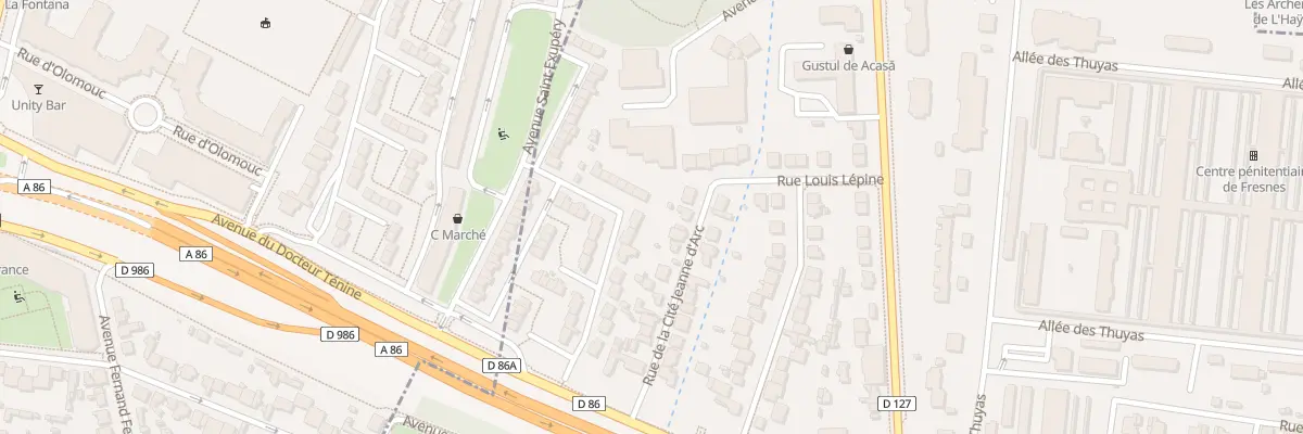 Plan du 20B Rue du Docteur Schweitzer à Fresnes