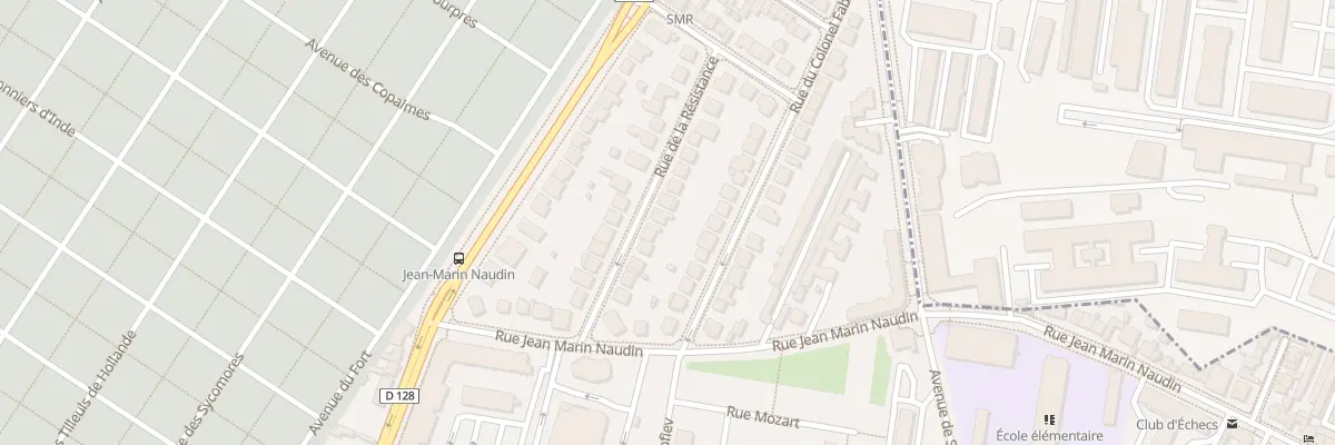 Plan du 14 Rue de la Rèsistance à Bagneux