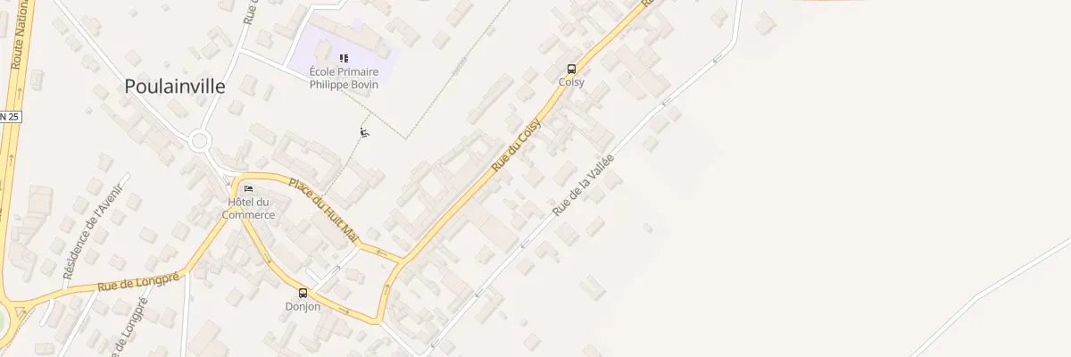 Plan du 14 Rue de Coisy à Poulainville