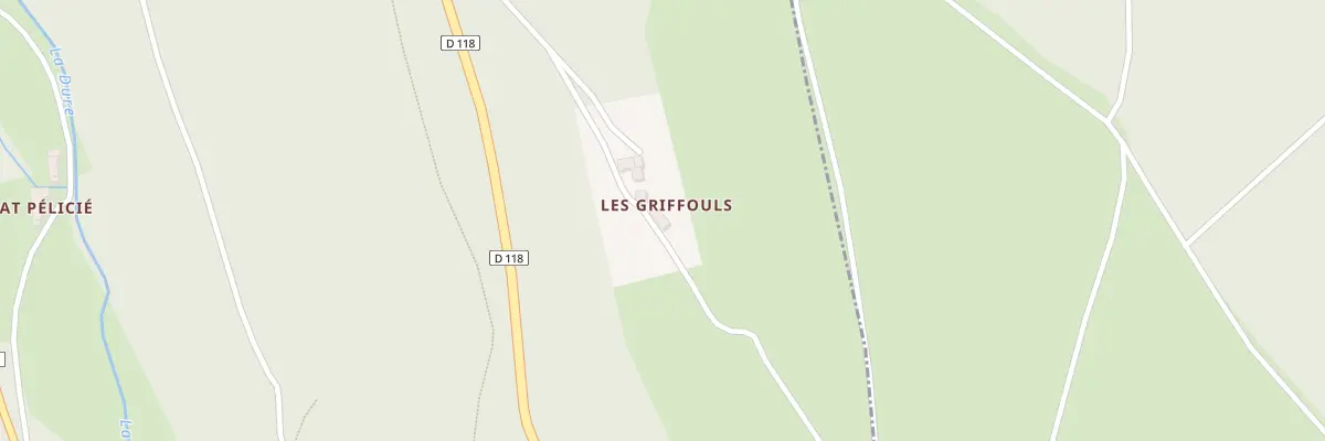 Plan du 5001F Les Griffouls à Caudebronde