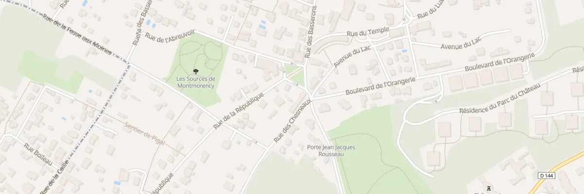 Plan du 2 Pl Charles Lebrun à Montmorency