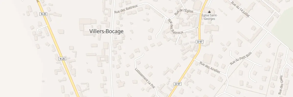 Plan du 7 Imp le Pré à Villers-Bocage