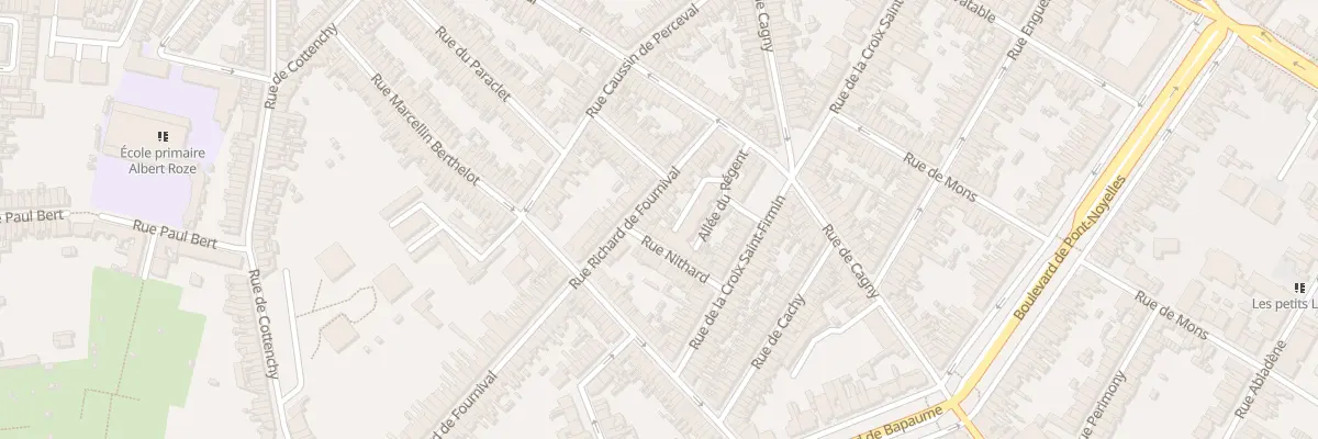 Plan du 31 Rue Richard de Fournival à Amiens