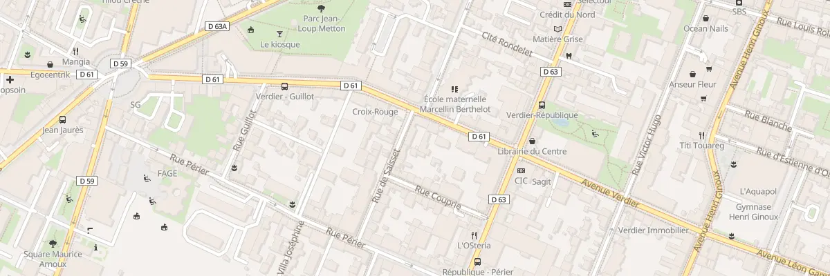 Plan du 39 Av Verdier à Montrouge
