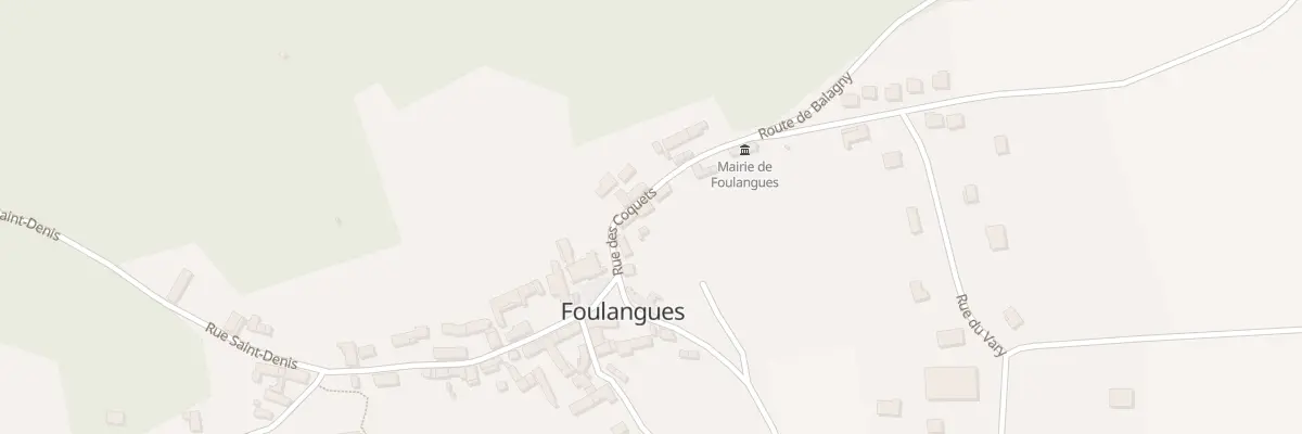 Plan du 6 Rue des Coquets à Foulangues