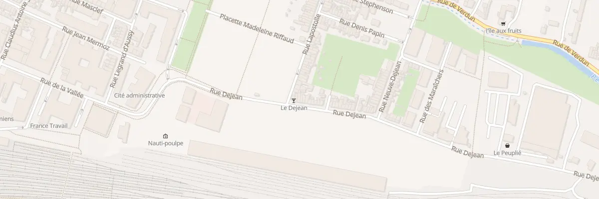Plan du 89 Rue Dejean à Amiens