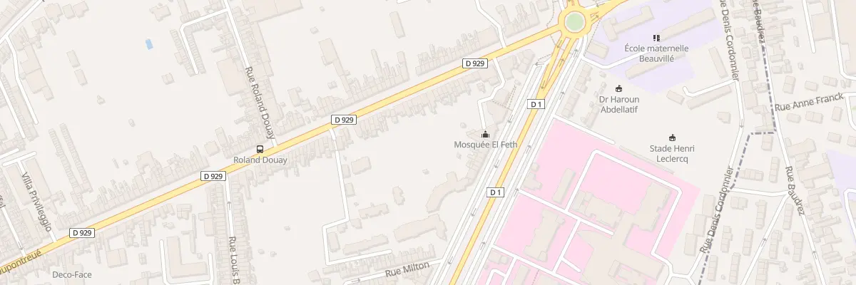 Plan du 200 Rue Léon Dupontreué à Amiens
