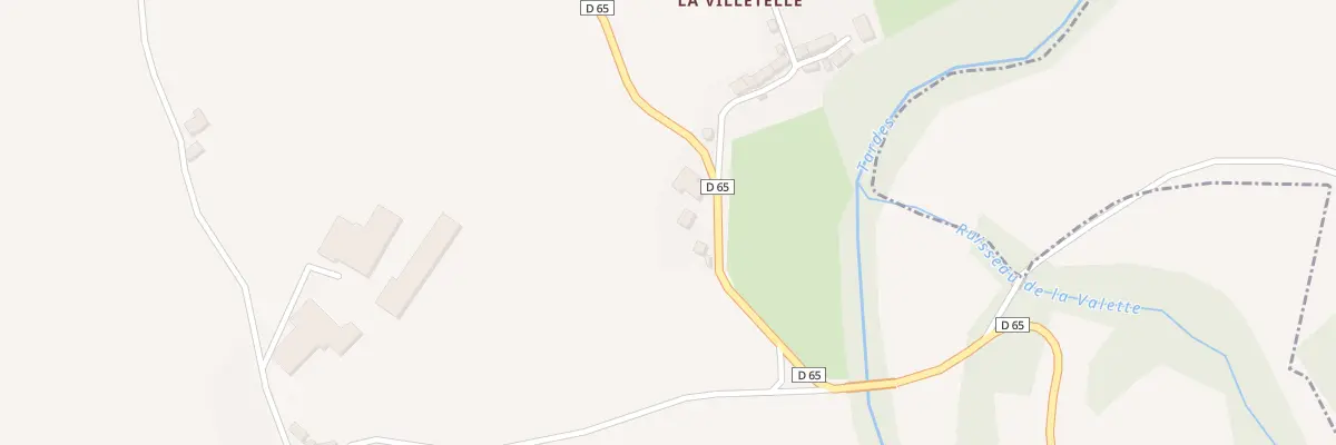 Plan du 1 La Villetelle au Chauchet