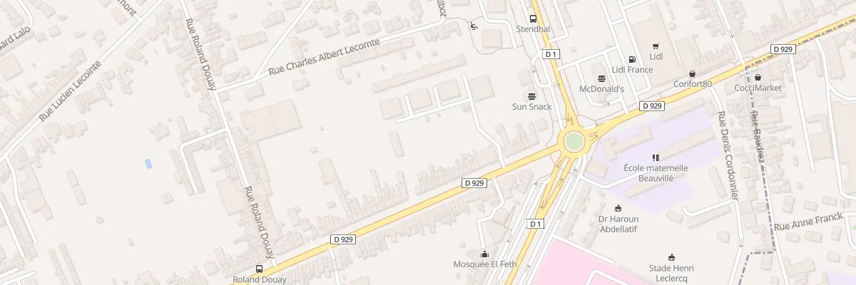 Plan du 239 Rue Léon Dupontreué à Amiens