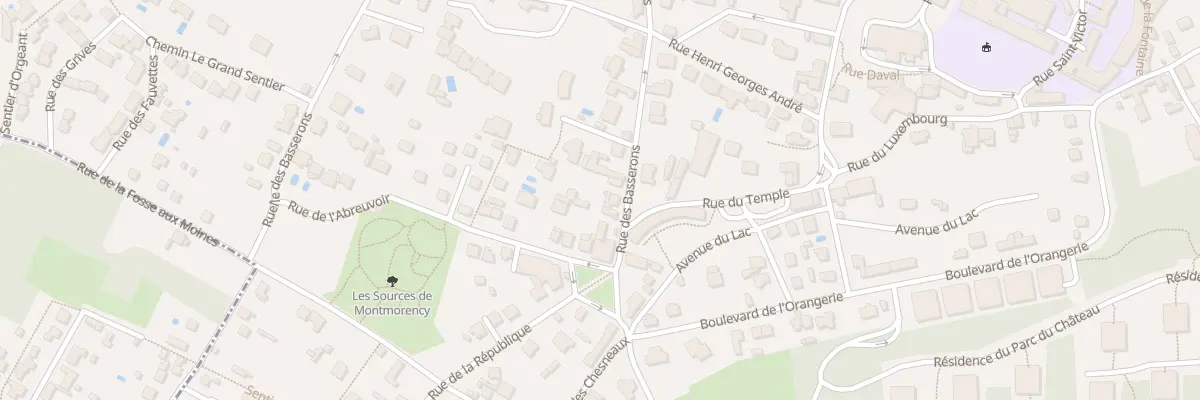 Plan du 56 Rue des Basserons à Montmorency