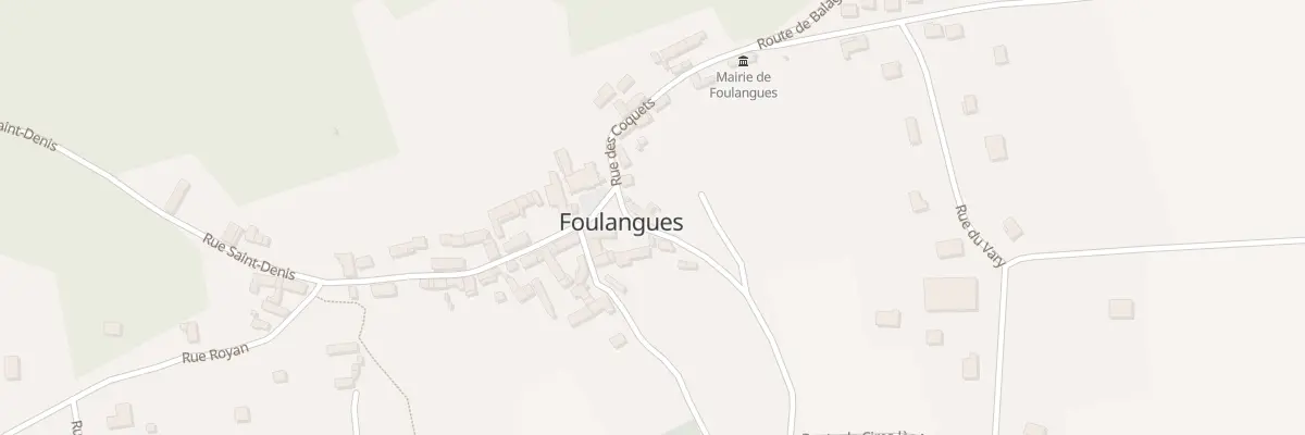 Plan du 1 Rte de Cires les Mello à Foulangues