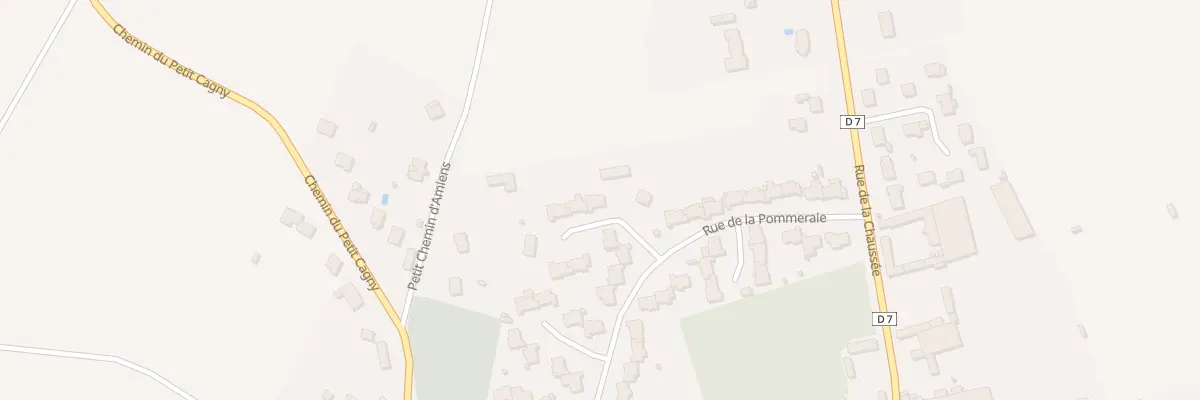 Plan du 37 Rue de la Pommeraie à Sains-en-Amiénois