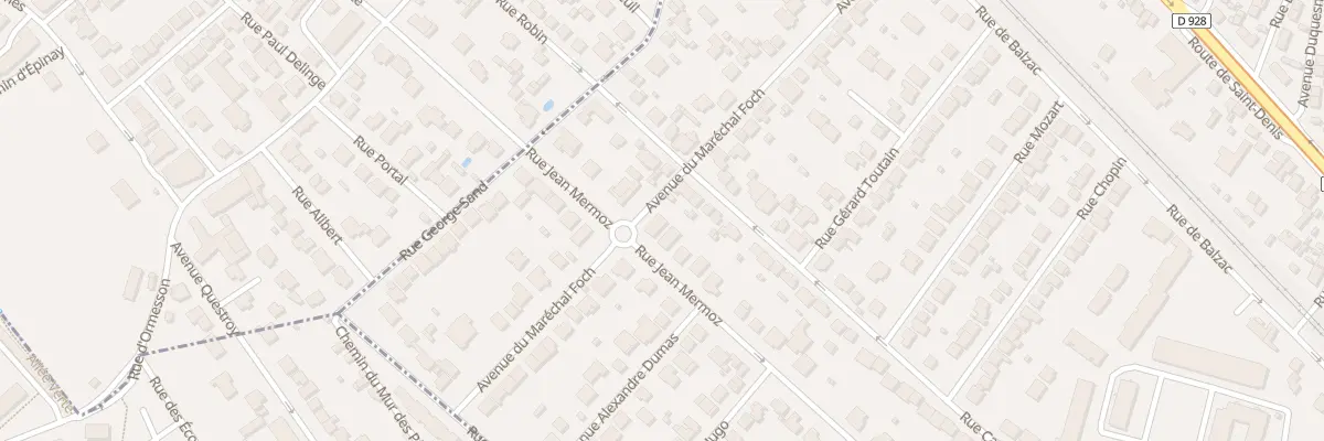 Plan du 7 Rue Jean Mermoz à Deuil-la-Barre