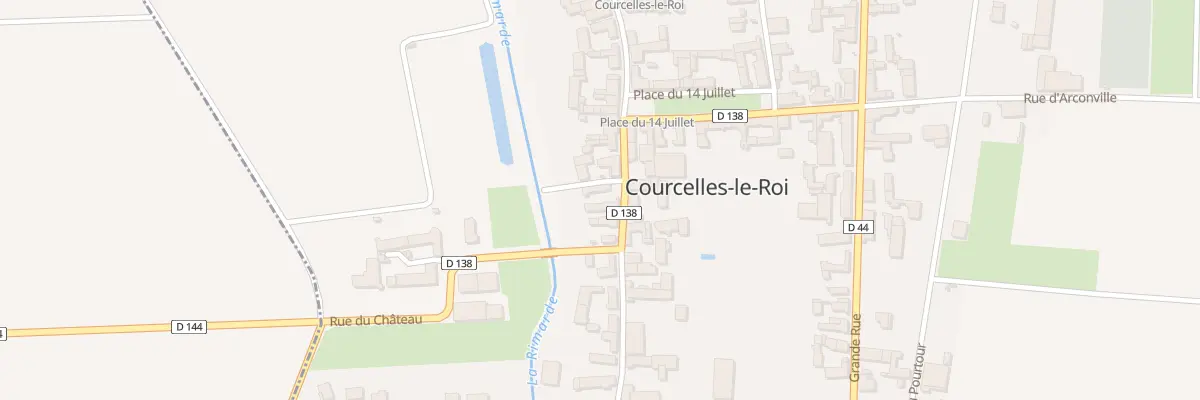 Plan du 8 Rue Basse à Courcelles-le-Roi