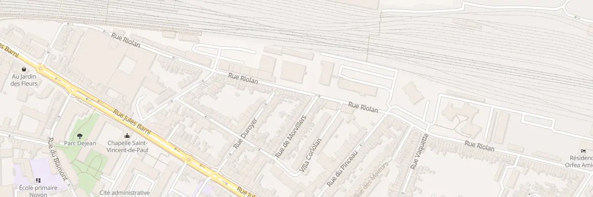 Plan du 140 Rue Riolan à Amiens