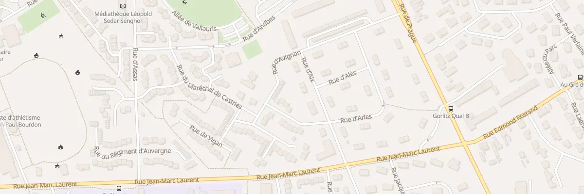 Plan du 1 Rue de Westphalie à Amiens