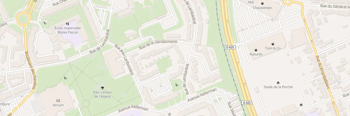 Plan du 28 Rue de Lambaréné à Grande-Synthe