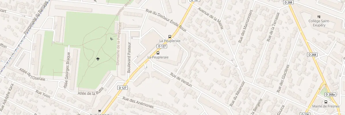 Plan du 65 Bd Pasteur à Fresnes