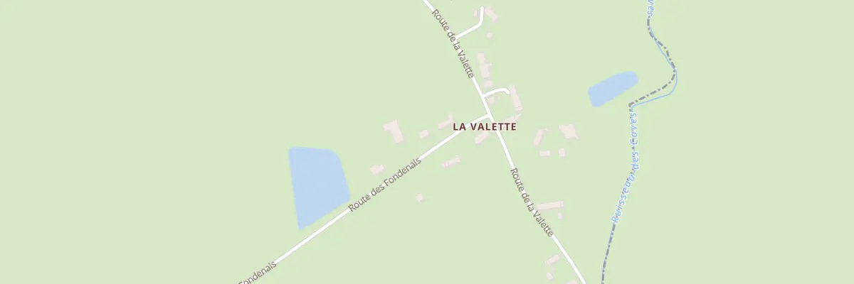 Plan du 2197 Rte des Fondenais à Saint-Pierre-les-Bois