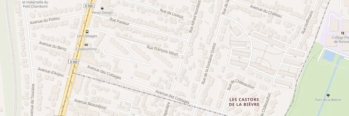 Plan du 30B Rue Alfred Nomblot à Bourg-la-Reine