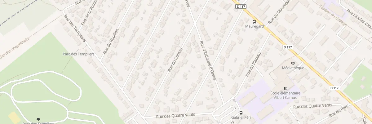 Plan du 23 Rue du Coteau à Épinay-sur-Orge