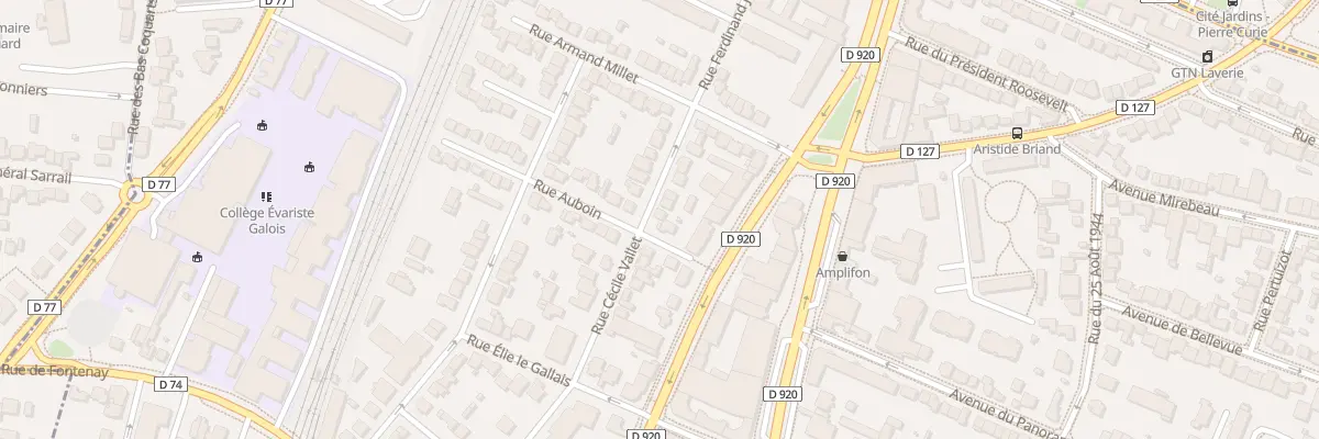 Plan du 2 Rue Ferdinand Jamin à Bourg-la-Reine