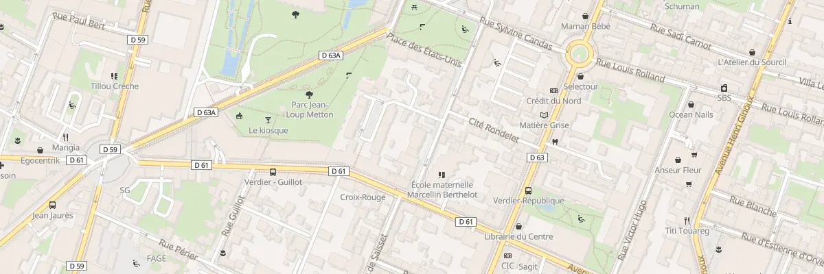 Plan du 28 Rue Marcelin Berthelot à Montrouge