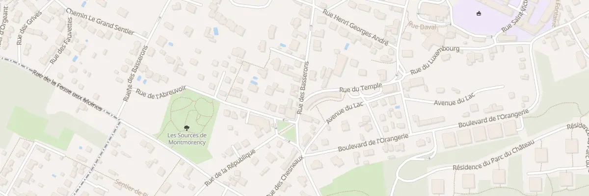 Plan du 58 Rue des Basserons à Montmorency