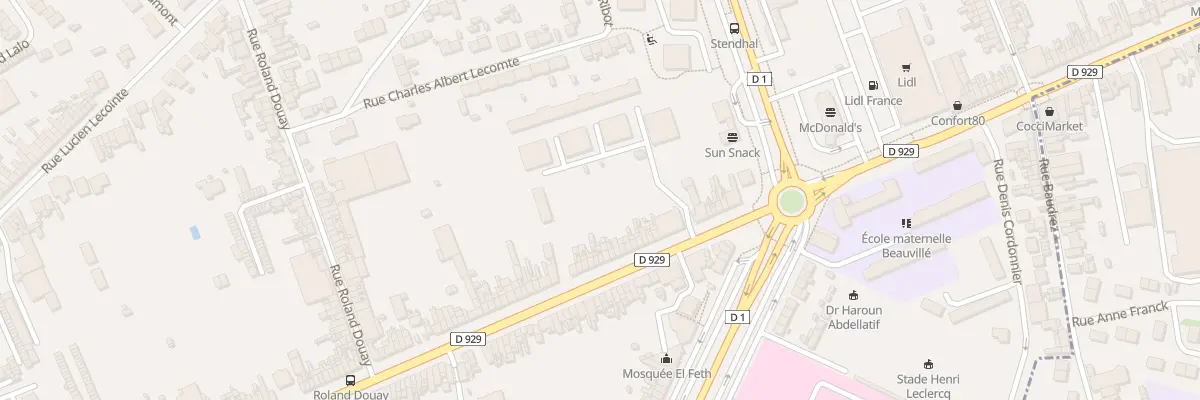 Plan du 243 Rue Léon Dupontreué à Amiens