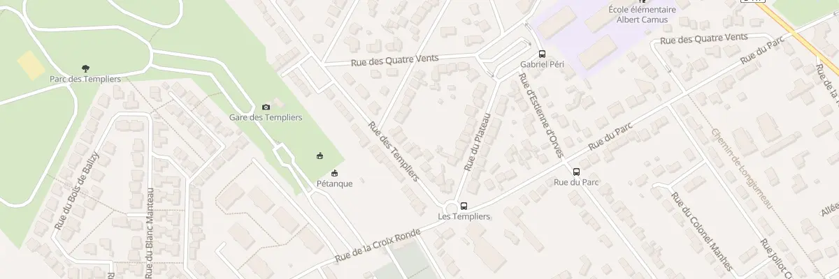 Plan du 12 Rue des Templiers à Épinay-sur-Orge