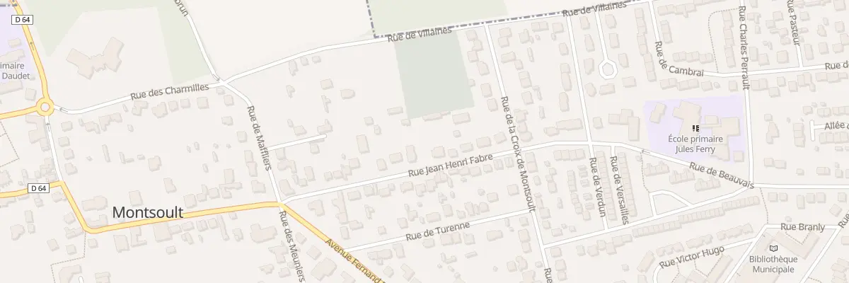 Plan du 29 Rue Jean Henri Fabre à Montsoult