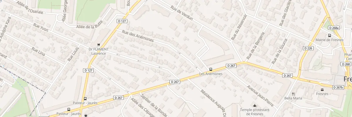 Plan du 34 Rue des Anémones à Fresnes