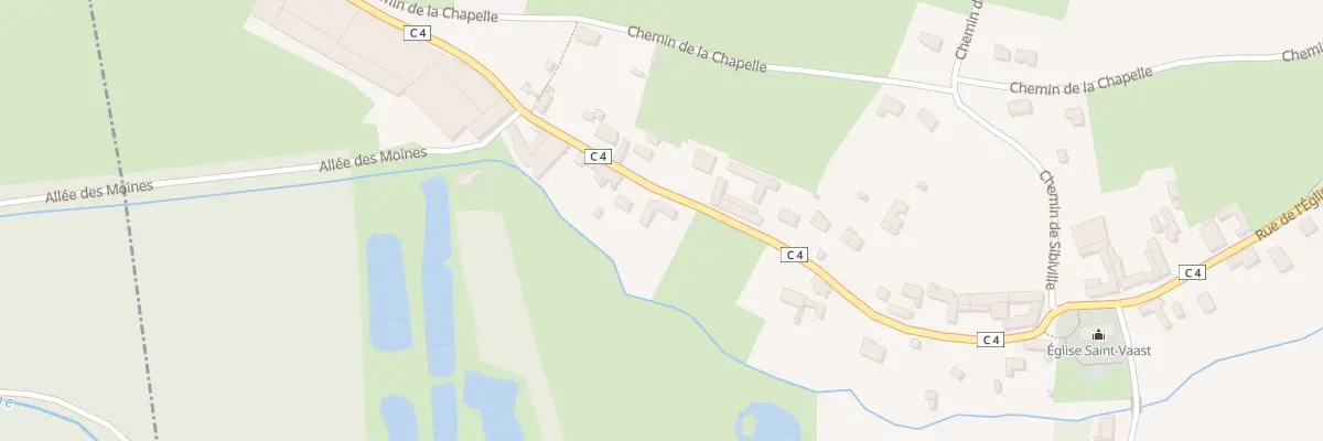 Plan du 865 Rue de l’Eglise à Bouret-sur-Canche