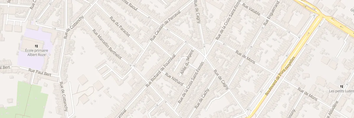 Plan du 17 Rue Richard de Fournival à Amiens