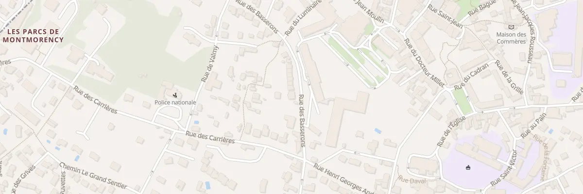 Plan du 36 Rue des Basserons à Montmorency