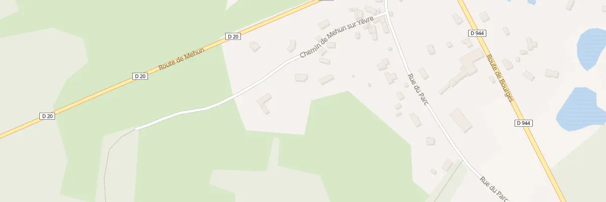 Plan du 15 Che de Mehun-sur-Yèvre à Allogny