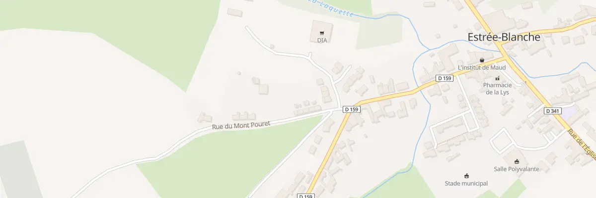 Plan du 440 Rue du Mont Pouret à Estrée-Blanche