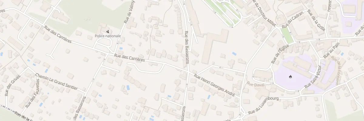 Plan du 40B Rue des Basserons à Montmorency