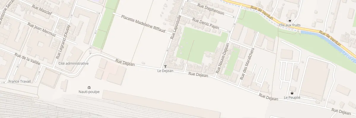 Plan du 97 Rue Dejean à Amiens