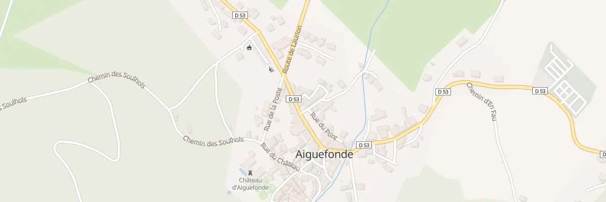 Plan du 2 Rue des Cordonniers à Aiguefonde