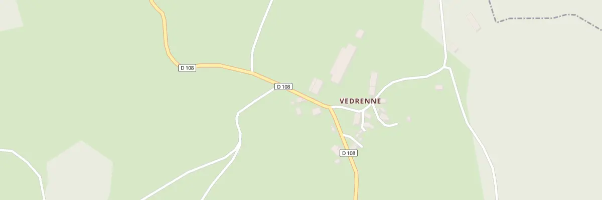 Plan du 15 Vedrenne à Liginiac