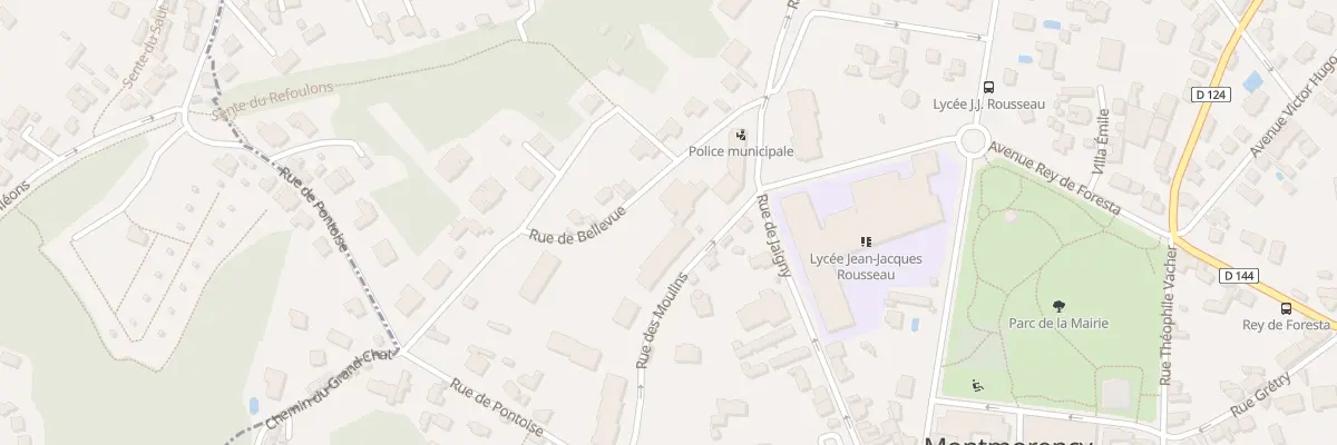 Plan du 7 Rue des Moulins à Montmorency