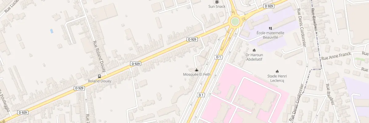 Plan du 216 Rue Léon Dupontreué à Amiens